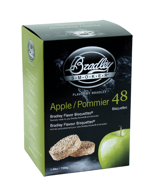 Appelbisquetten voor Bradley-rokers