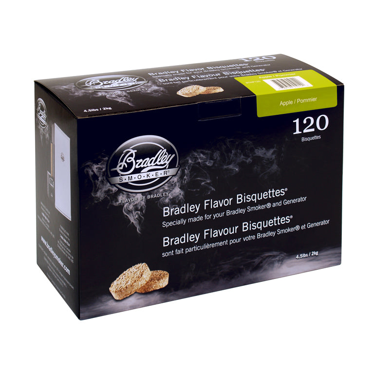 Appelbisquetten voor Bradley-rokers