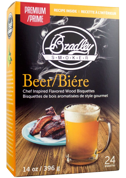 Bierbisquetten voor Bradley-rokers