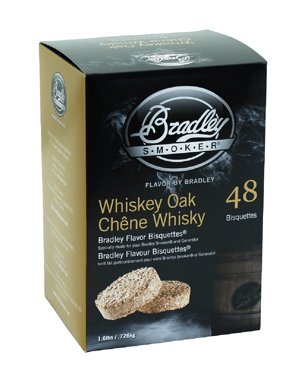 Whiskey Eiken Bisquetten voor Bradley Rokers
