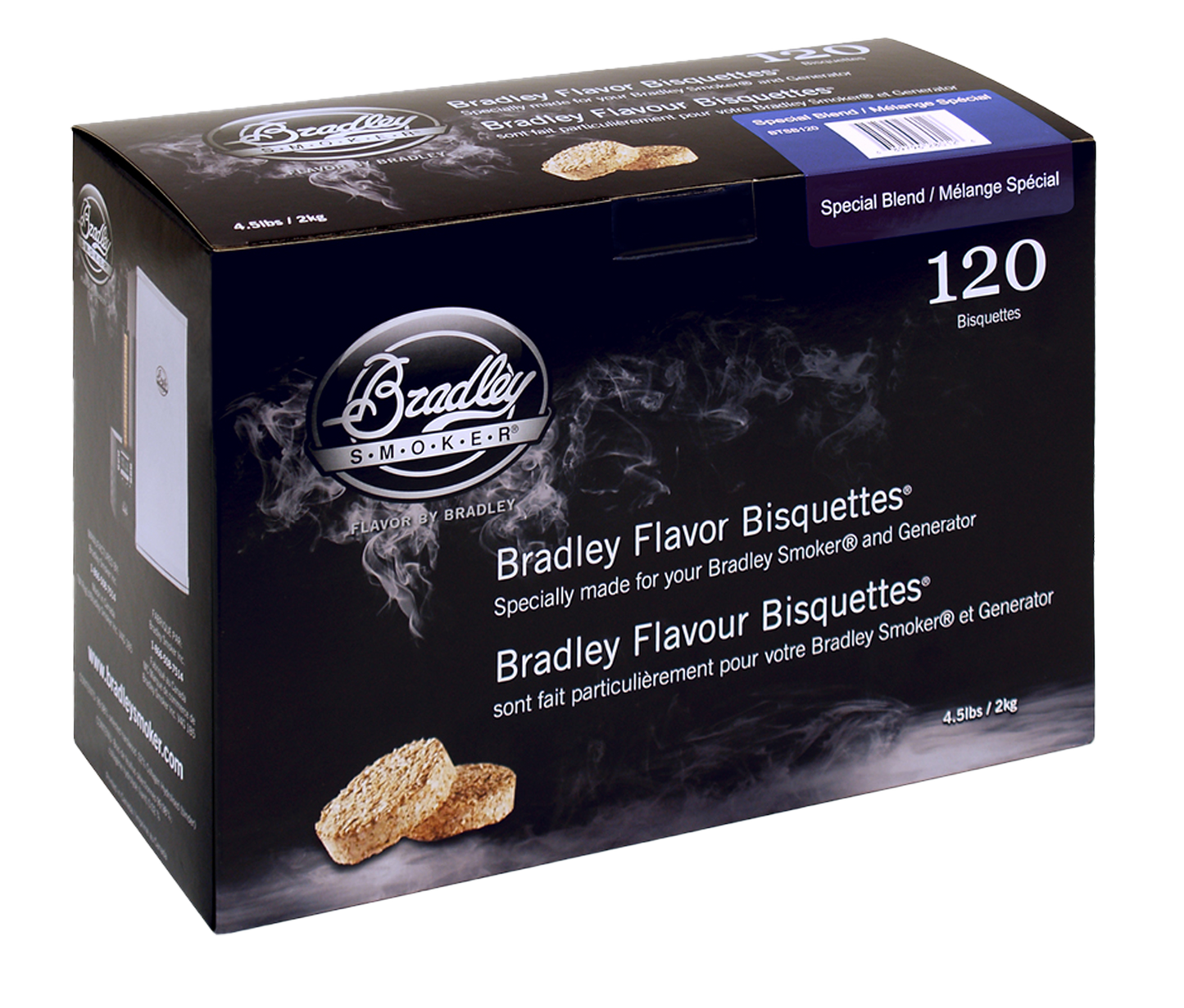Speciale mixbisquetten voor Bradley-rokers