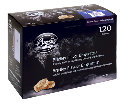 Speciale mixbisquetten voor Bradley-rokers
